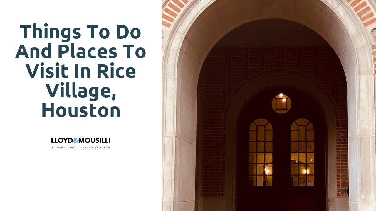 Things to do and places to visit in Rice Village, Houston