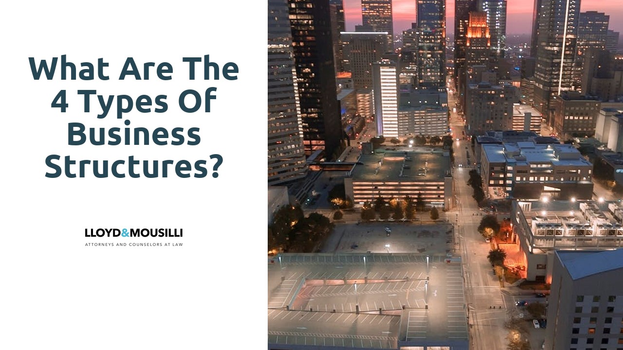 What are the 4 types of business structures?